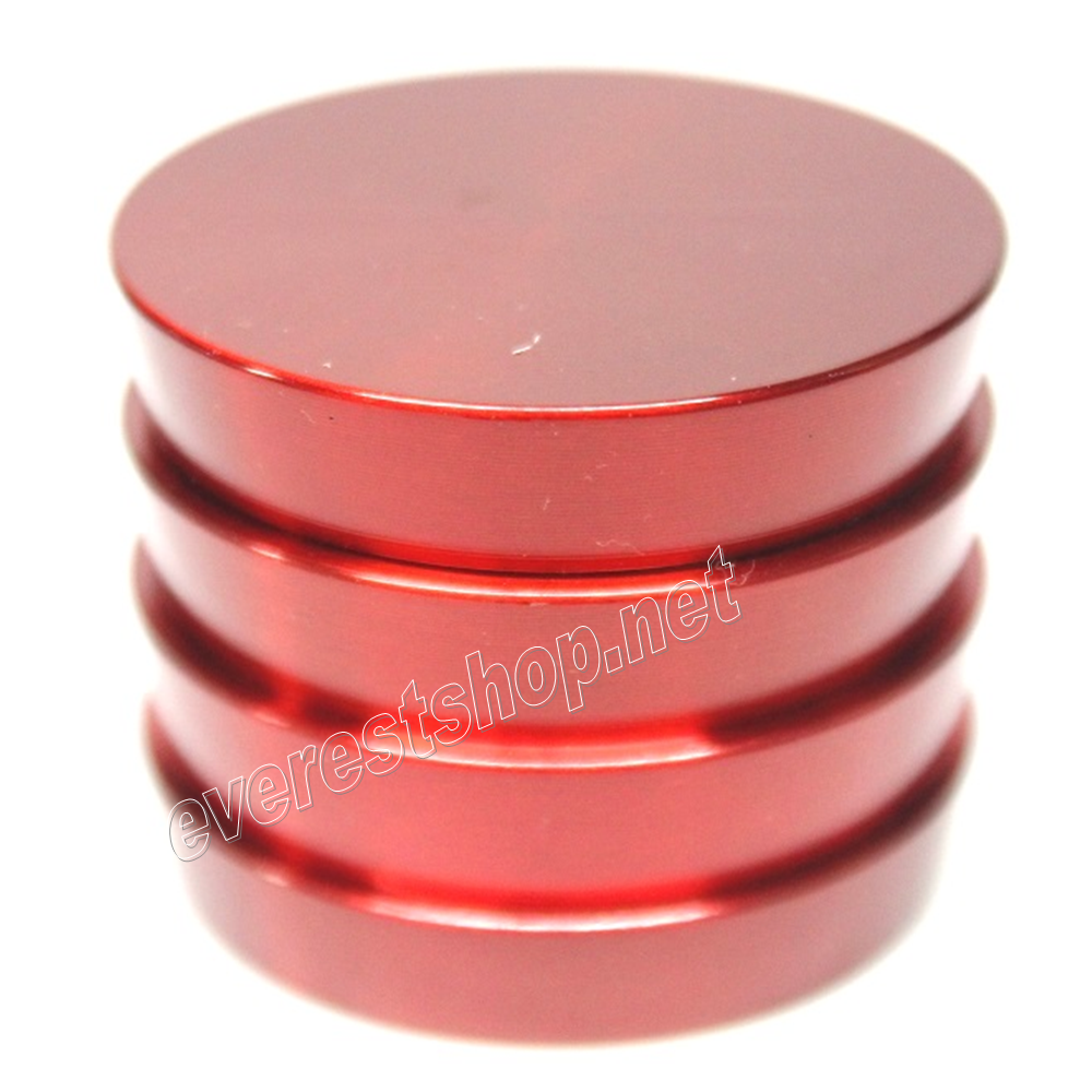 GRINDER CONIC 01 Metal Tobacco Grinder 4 Parts 40 mm * Red Color * 6 Pcs - Image 1