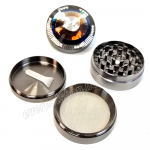 Metal Tobacco Grinder with 4 Parts * Diamond * 6 Pcs - Image 2