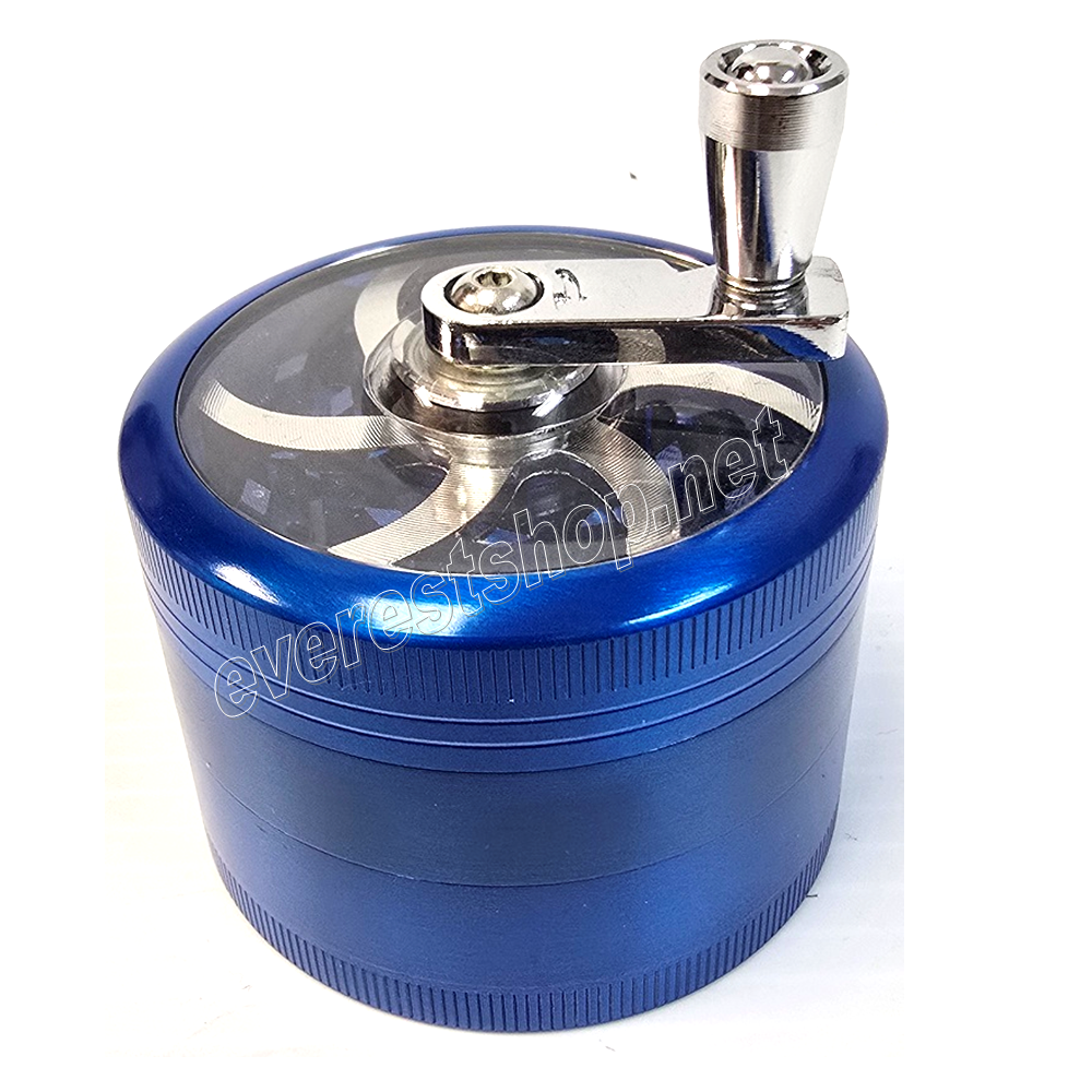 GRINDER MANUAL 01 Manual Metal Tobacco Grinder 63 mm * Assorted Colors * 6 pcs - Image 1