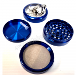 Manual Metal Tobacco Grinder 63 mm * Assorted Colors * 6 pcs - Image 4
