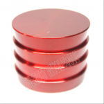 Metal Tobacco Grinder 4 Parts 40 mm Red Color * 6 Pcs