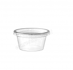 Clear Plastic Dressing Container 2 oz Combo with Lid * 2500 pcs