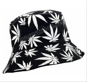 Bucket Hat Assorted Colors * Marijuana Leaves * 6 pcs - Image 3