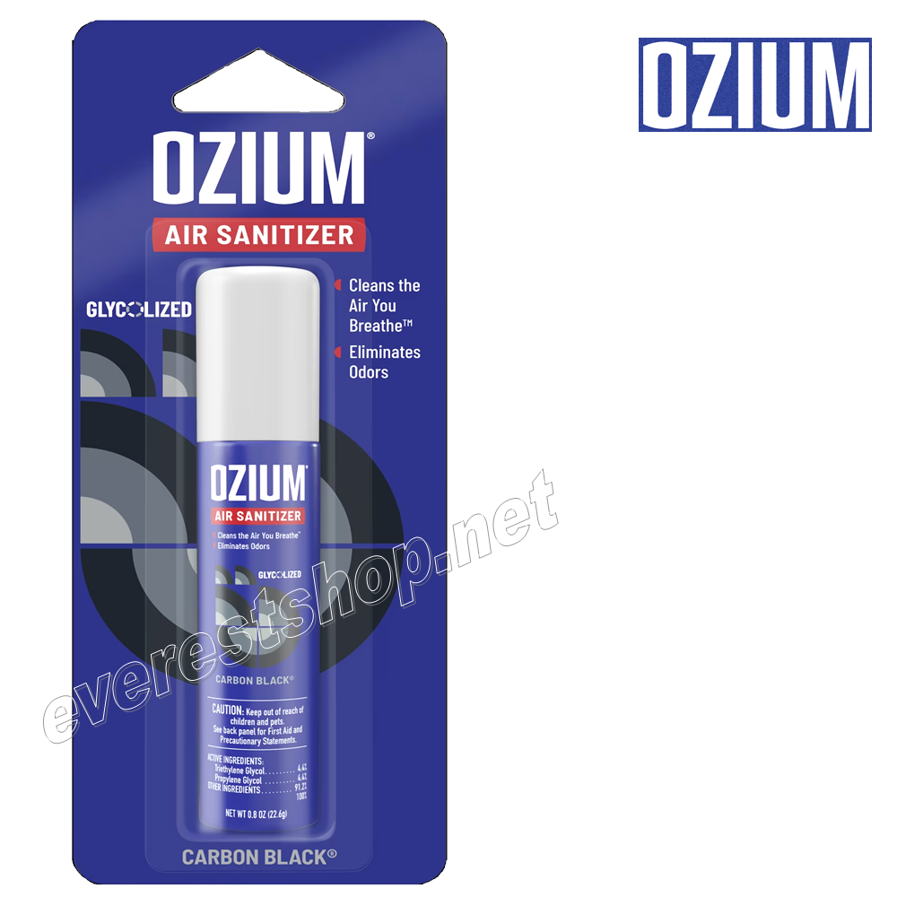 OZIUM CARBON BLACK Ozium Air Sanitizer 0.8 fl oz * Carbon Black * 6 pcs - Image 1