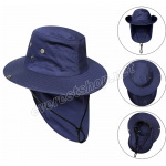 Sun Protected Sport Safari - Fisherman Hats With Neck Cover * Model # 05 * 6 pcs - Image 4