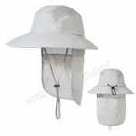 Sun Protected Sport Safari - Fisherman Hats With Neck Cover * Model # 06 * 6 pcs - Image 3
