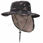 Sun Protected Sport Safari - Fisherman Hats With Neck Cover * Model # 14 * 6 pcs - Image 3