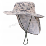 Sun Protected Sport Safari - Fisherman Hats With Neck Cover * Model # 14 * 6 pcs - Image 2