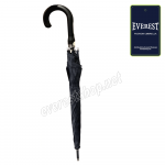 Everest Fast Open Automatic Long  Black Umbrella