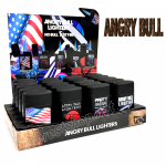 Angry Bull Flip Top Torches 20 pcs * Assorted Prints *