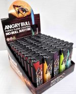 Angry Bull Windproof Lighters * Assorted Prints * 50 pcs