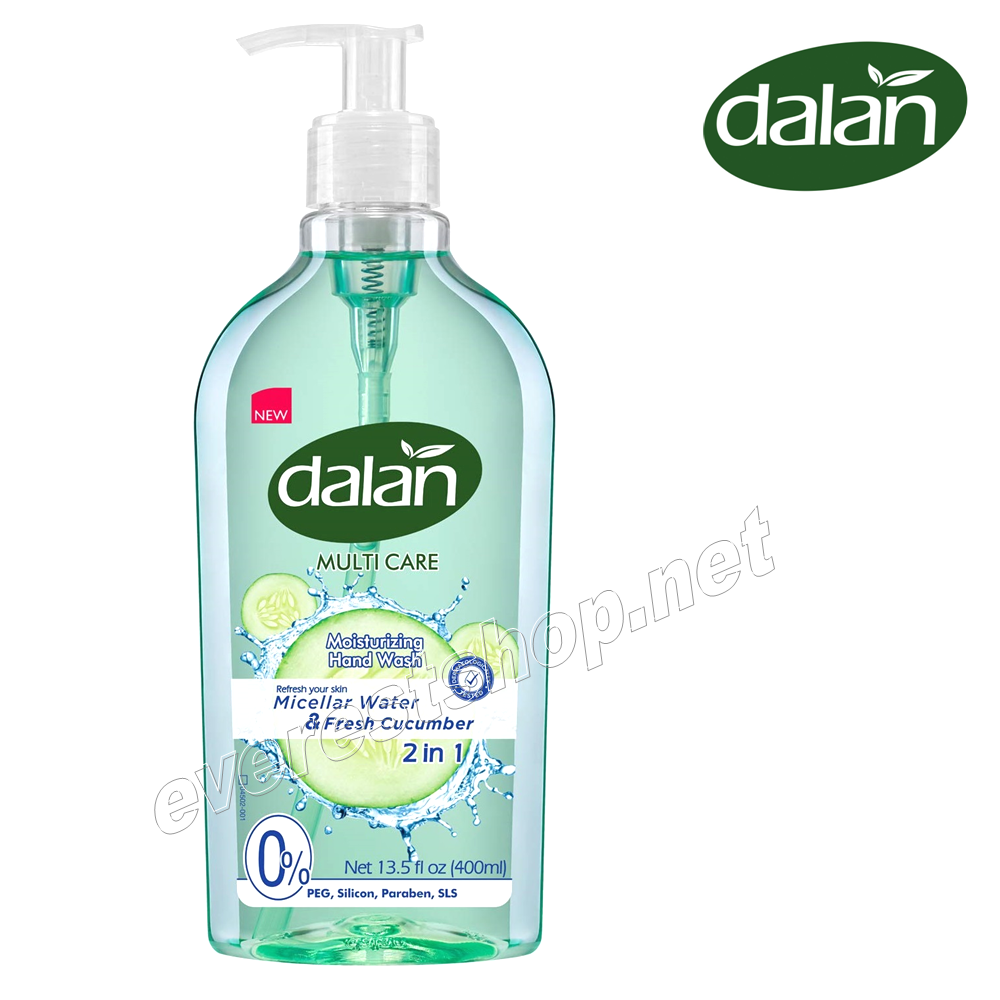 DALAN_LIQUID_HAND_SOAP_FRESH_CUCUMBER Dalan Liquid Hand Soap 13.5 fl oz * Fresh Cucumber * 12 pcs - Image 1
