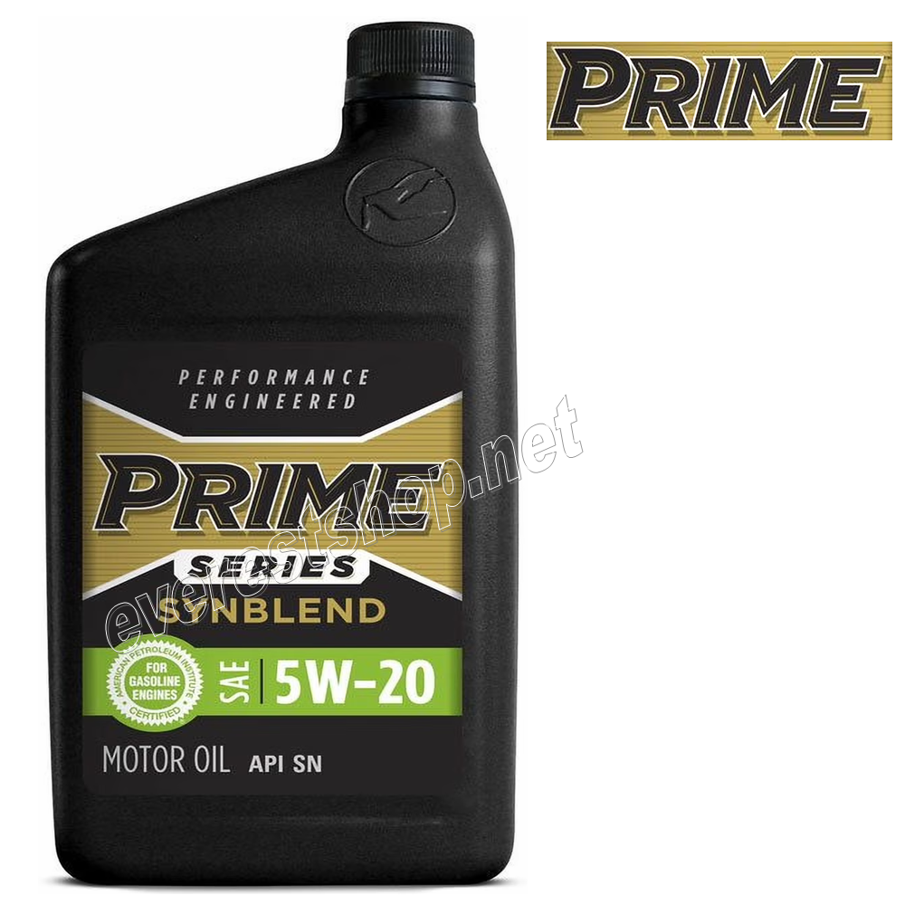 PRIME 5-20 Prime Series Synthetic Blend Motor Oil 1 Qt * 5W-20 * 12 Pcs - Image 1