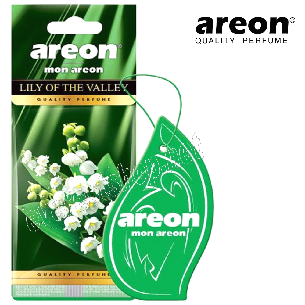 AREON CAR FRESHENER LILLY OF VALLEY Areon Car Freshener * Lilly of Valley * 12 pcs - Image 1