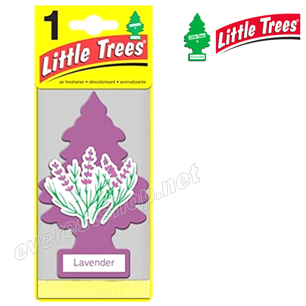 LITTLE TREES CAR FRESHENER LAVENDER Little Trees Car Freshener * Lavender * 1`s x 24 ct - Image 1