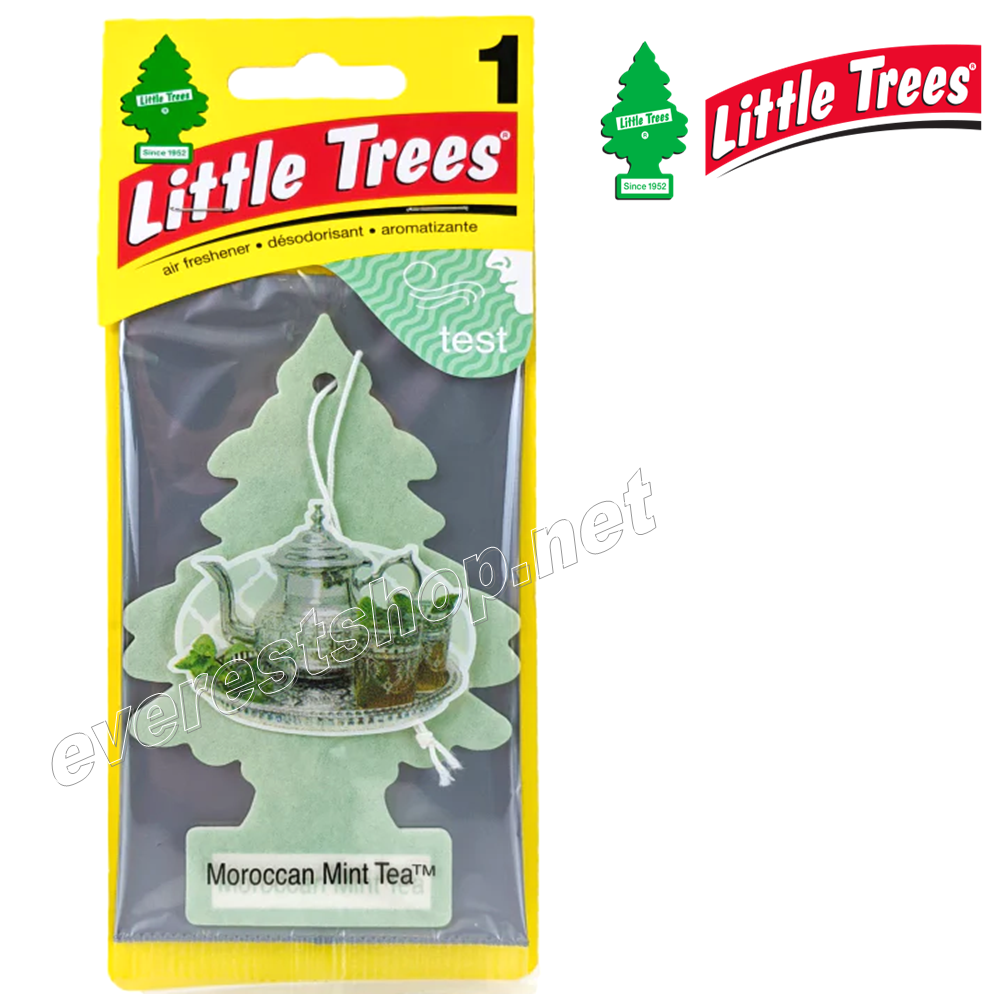 LITTLE TREES CAR FRESHENER MOROCCAN MINT TEA Little Trees Car Freshener * Moroccan Mint Tea * 1`s x 24 ct - Image 1