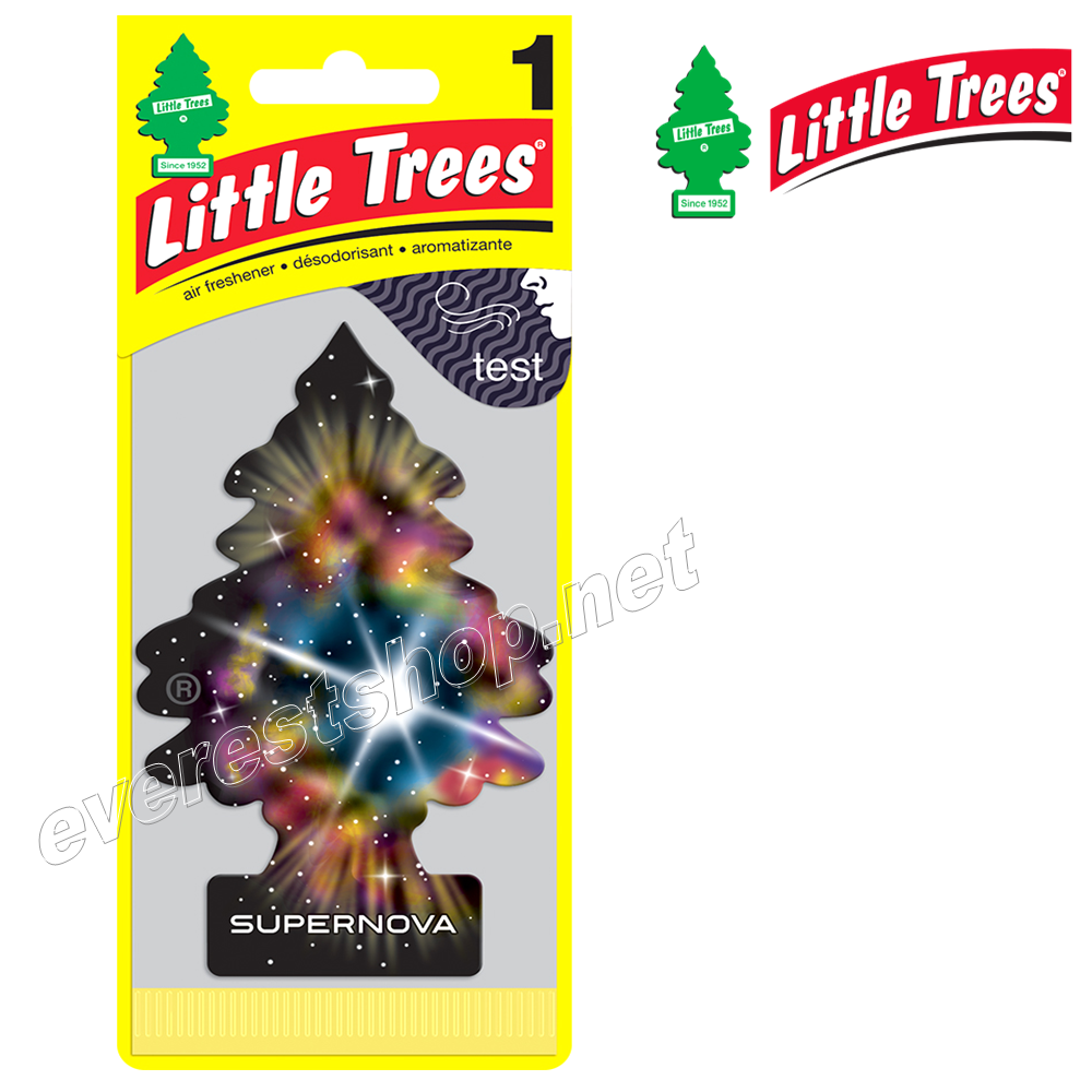 LITTLE TREES CAR FRESHENER SUPERNOVA Little Trees Car Freshener * Supernova * 1`s x 24 ct - Image 1