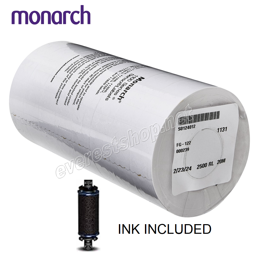 MONARCH PRICING LABEL 1131 Monarch Pricing Label Label White Color * Model # 1131 * 16 Rolls - Image 1