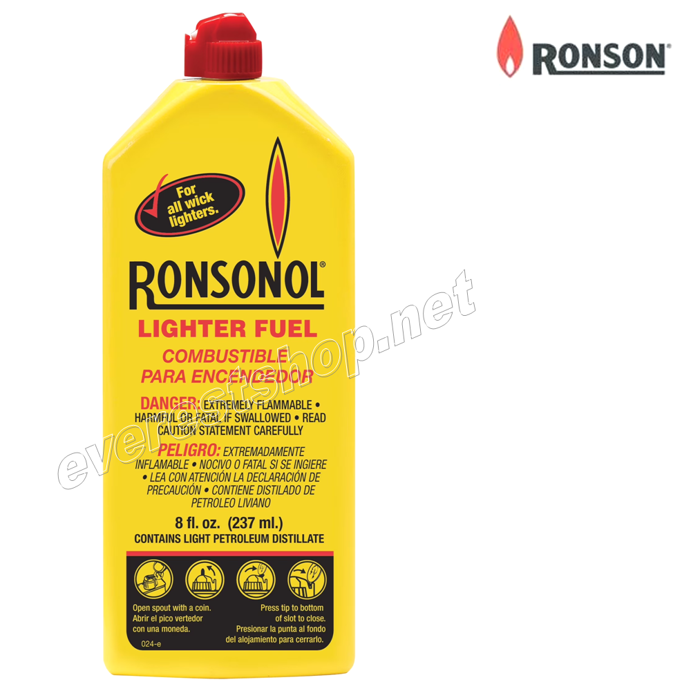 RONSON FUEL 8 OZ Ronsonol Lighter Fluid 8 fl oz * 6 pcs - Image 1