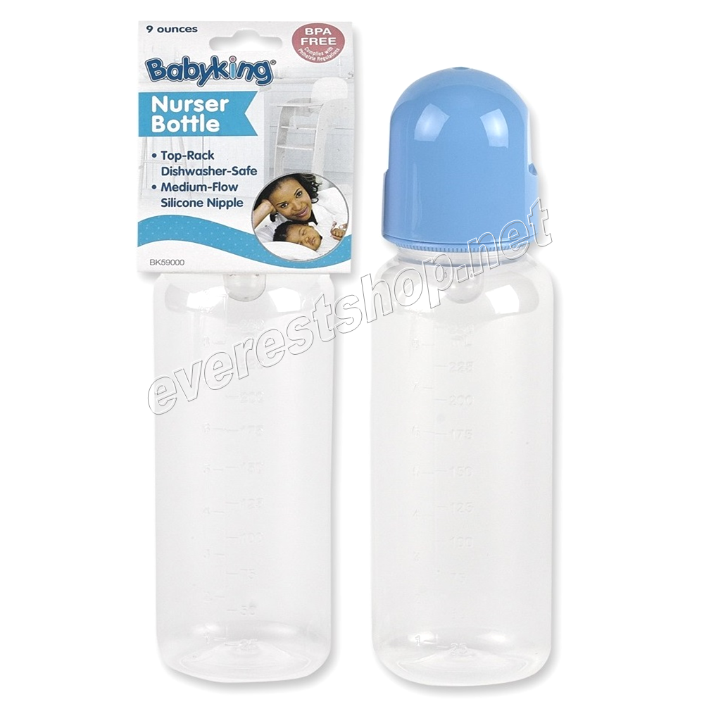 BK BABY BOTTLE PLAIN BK Baby Bottles Plain Single Pack * Model 4 * 6 Pcs - Image 1