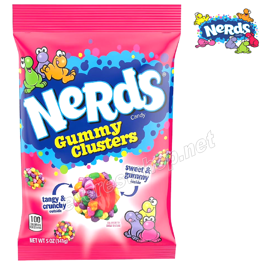 NERDS GUMMY CANDY ORIGINAL Nerds Gummy Candy 5 oz 12 Packs * Original * - Image 1