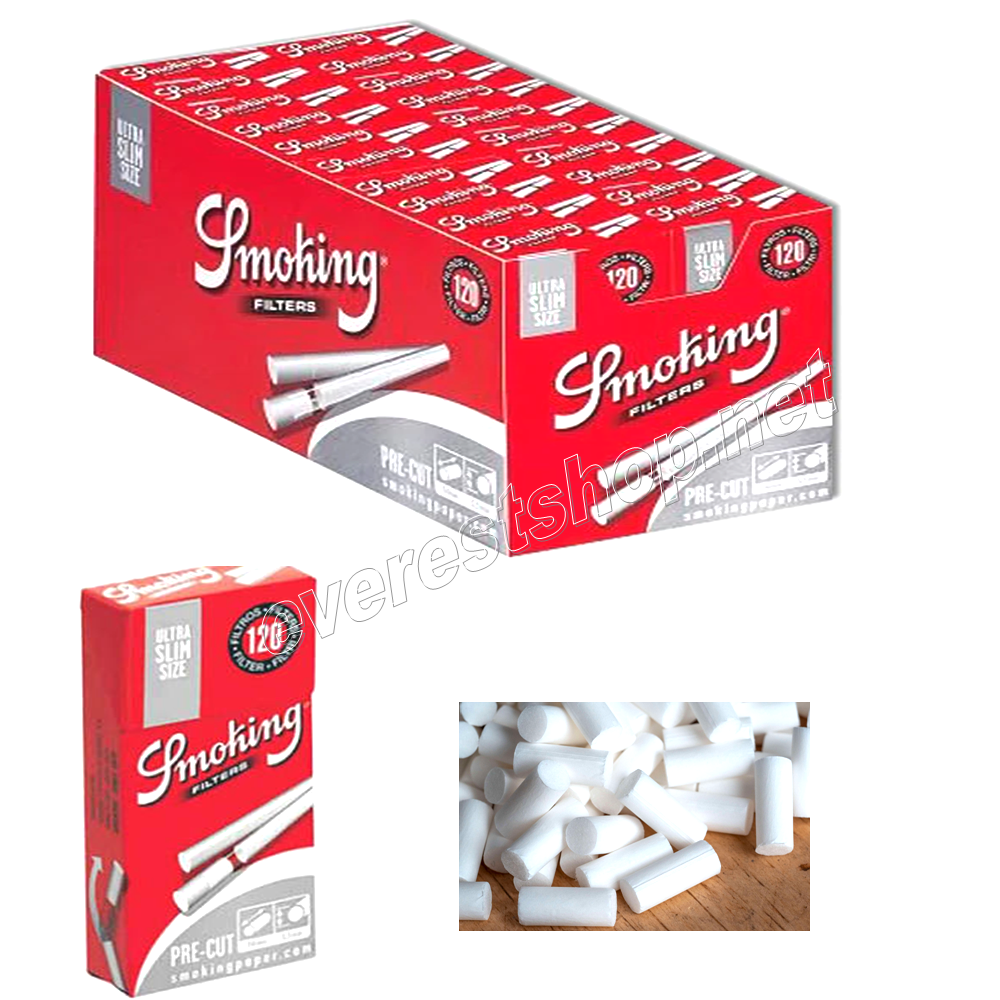 SMOKING FILTERS Smoking Filter Tips Cigarette Filters 120 Filters Pack * 30 Packs - Image 1